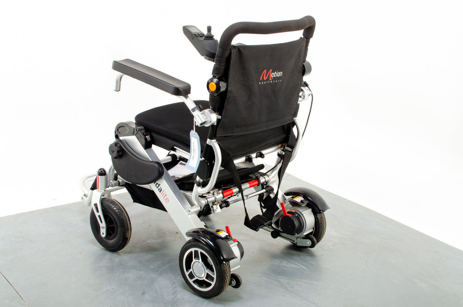 Foldalite Lightweight Lithium Folding Travel Electric Wheelchair Powerchair Motion Healthcare