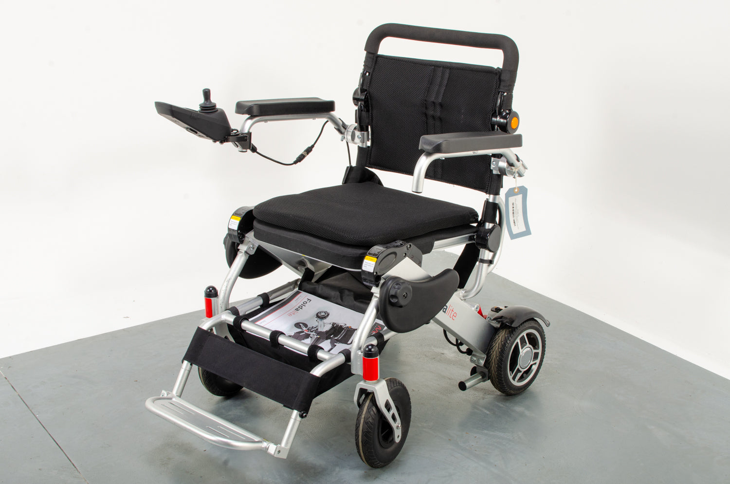 Foldalite Lightweight Lithium Folding Travel Electric Wheelchair Powerchair Motion Healthcare