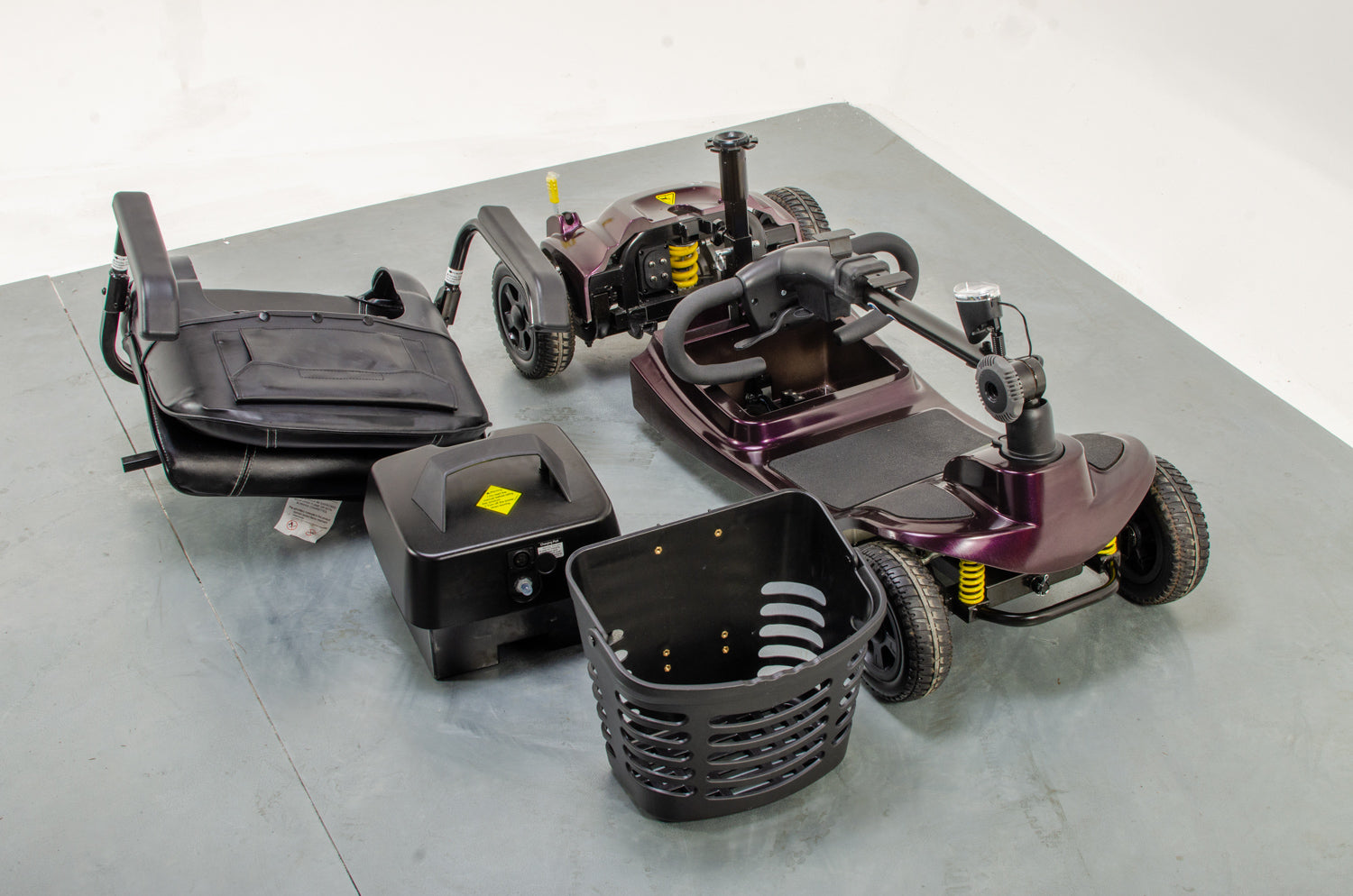 Liberty Vogue Lightweight Transportable Used Mobility Scooter Suspension Folding Secondary image