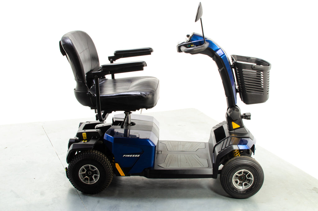 2015 Pride Apex Finesse Electric Mobility Scooter Used Second Hand 4mph Mid Size Transportable in Blue