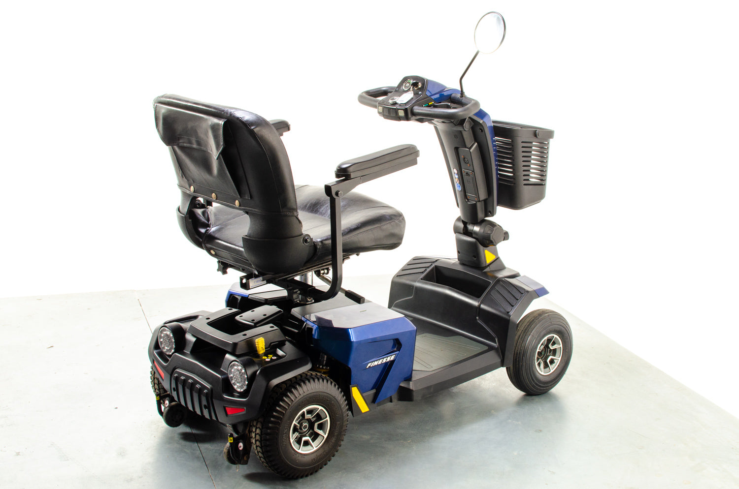 2015 Pride Apex Finesse Electric Mobility Scooter Used Second Hand 4mph Mid Size Transportable in Blue