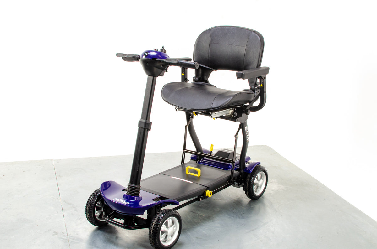 eDrive Remote Auto Folding Electric Mobility Scooter Lithium Aluminium Lightweight