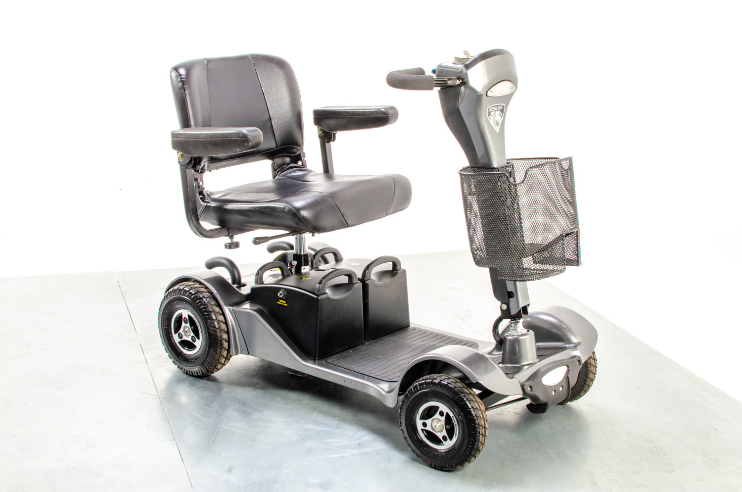 Sterling Sapphire 2 Used Mobility Scooter Transportable Pneumatic Folding Boot