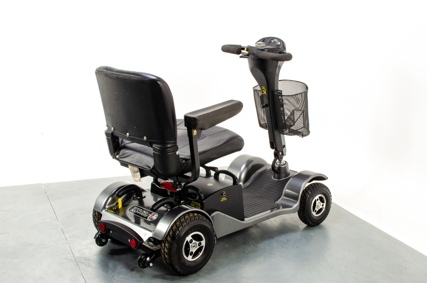 Sterling Sapphire 2 Used Mobility Scooter Transportable Pneumatic Folding Boot