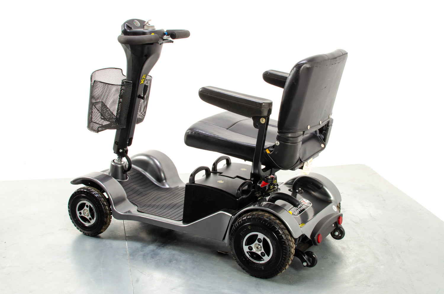 Sterling Sapphire 2 Used Mobility Scooter Transportable Pneumatic Folding Boot