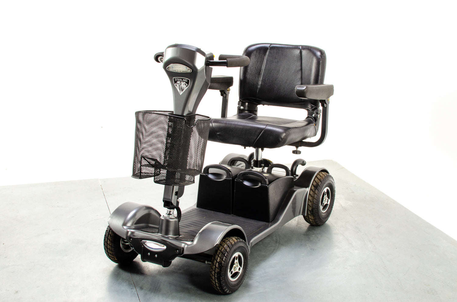 Sterling Sapphire 2 Used Mobility Scooter Transportable Pneumatic Folding Boot