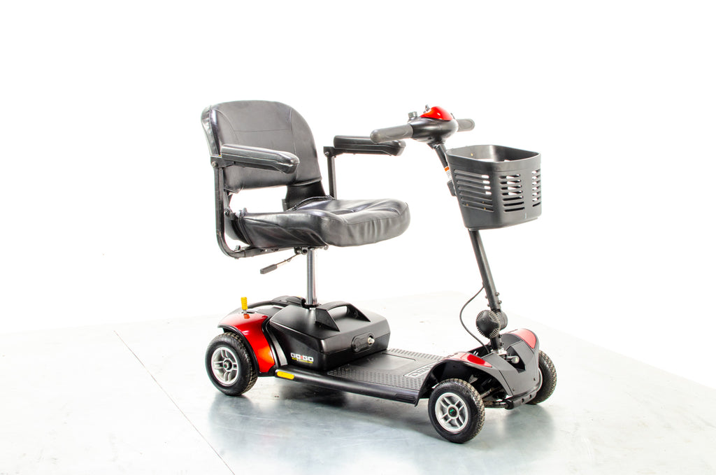 Pride Go-Go Elite Traveller Blue Mobility Scooter Boot Transportable Folding