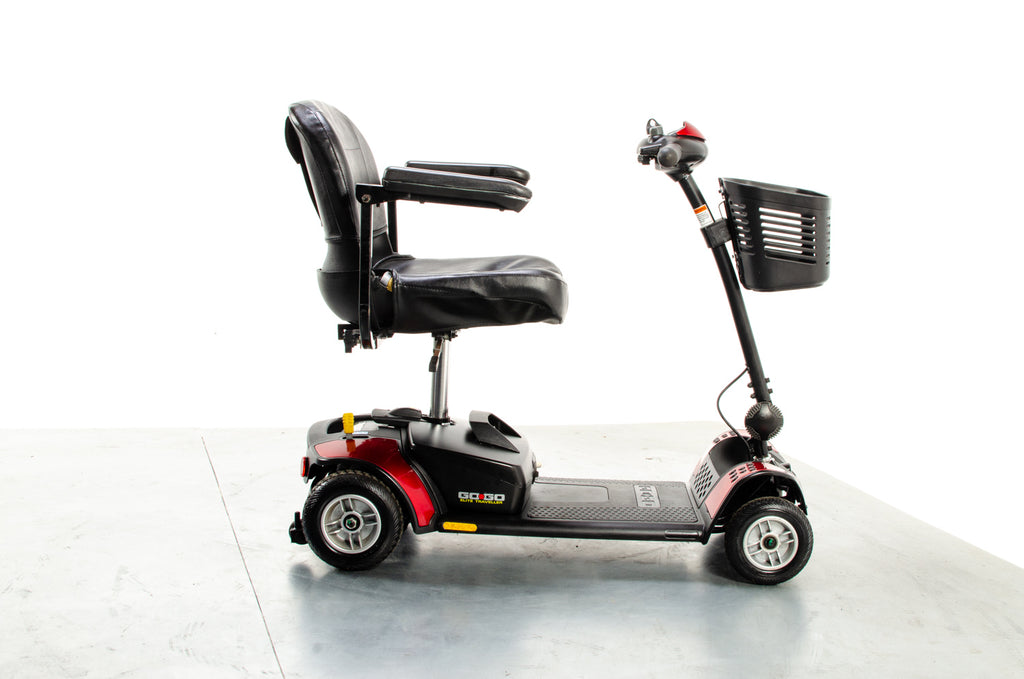 Pride Go-Go Elite Traveller Blue Mobility Scooter Boot Transportable Folding