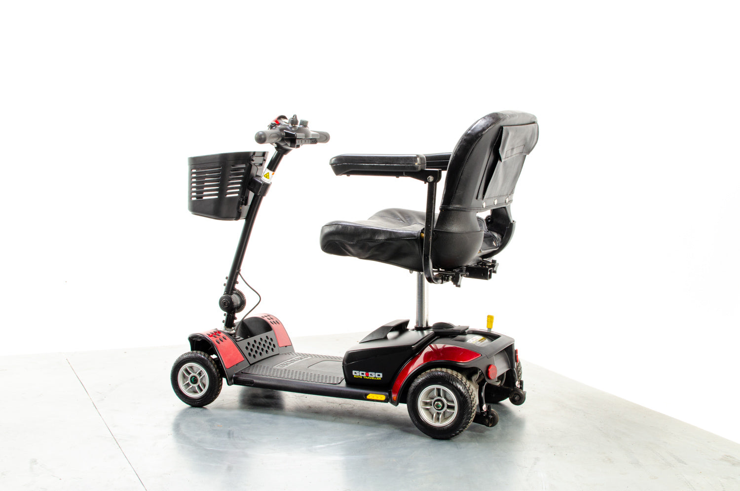 Pride Go-Go Elite Traveller Blue Mobility Scooter Boot Transportable Folding