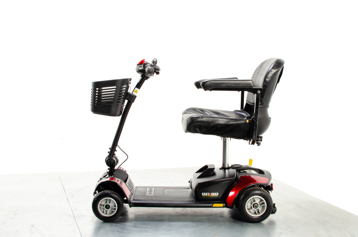 Pride Go-Go Elite Traveller Blue Mobility Scooter Boot Transportable Folding