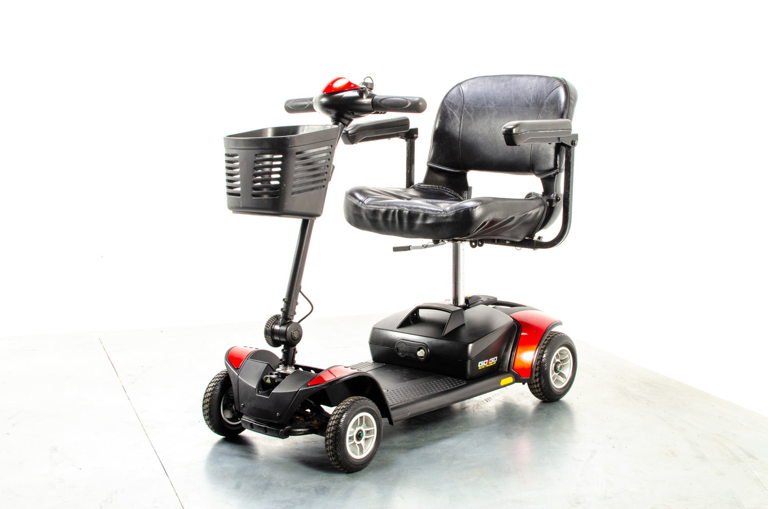 Pride Go-Go Elite Traveller Blue Mobility Scooter Boot Transportable Folding