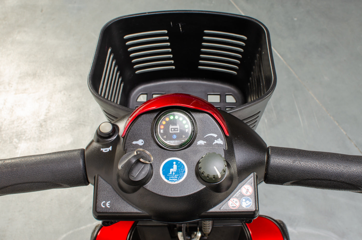 Pride Go-Go Elite Traveller Blue Mobility Scooter Boot Transportable Folding