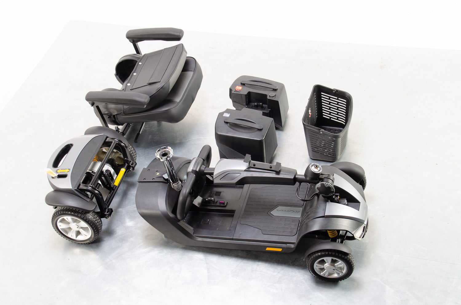 2018 Roma Denver Plus 4mph Transportable Mobility Boot Scooter in Grey