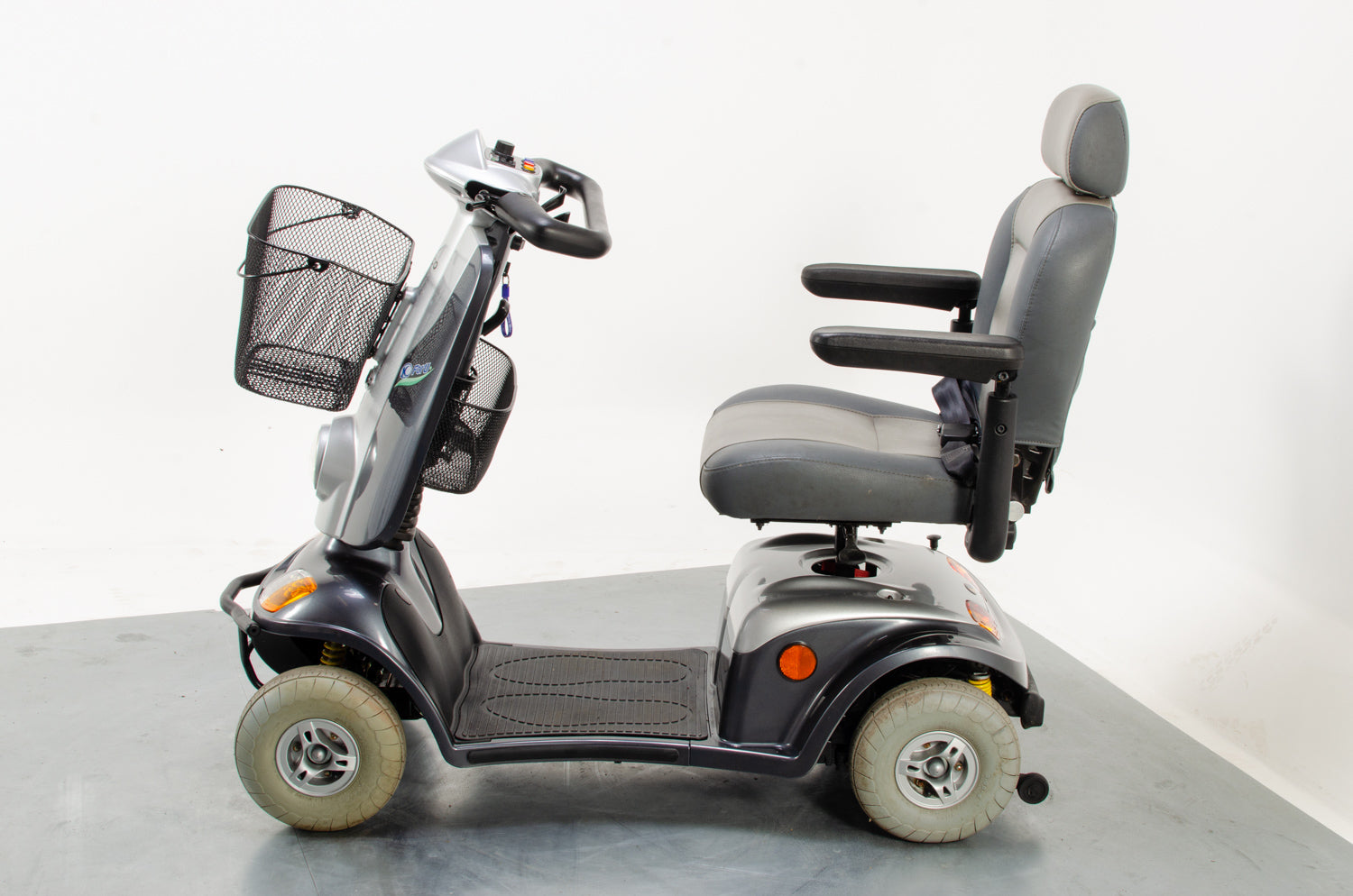 Kymco Midi XLS 8mph Used Mobility Scooter Road Pavement Suspension Pneumatic Tyres