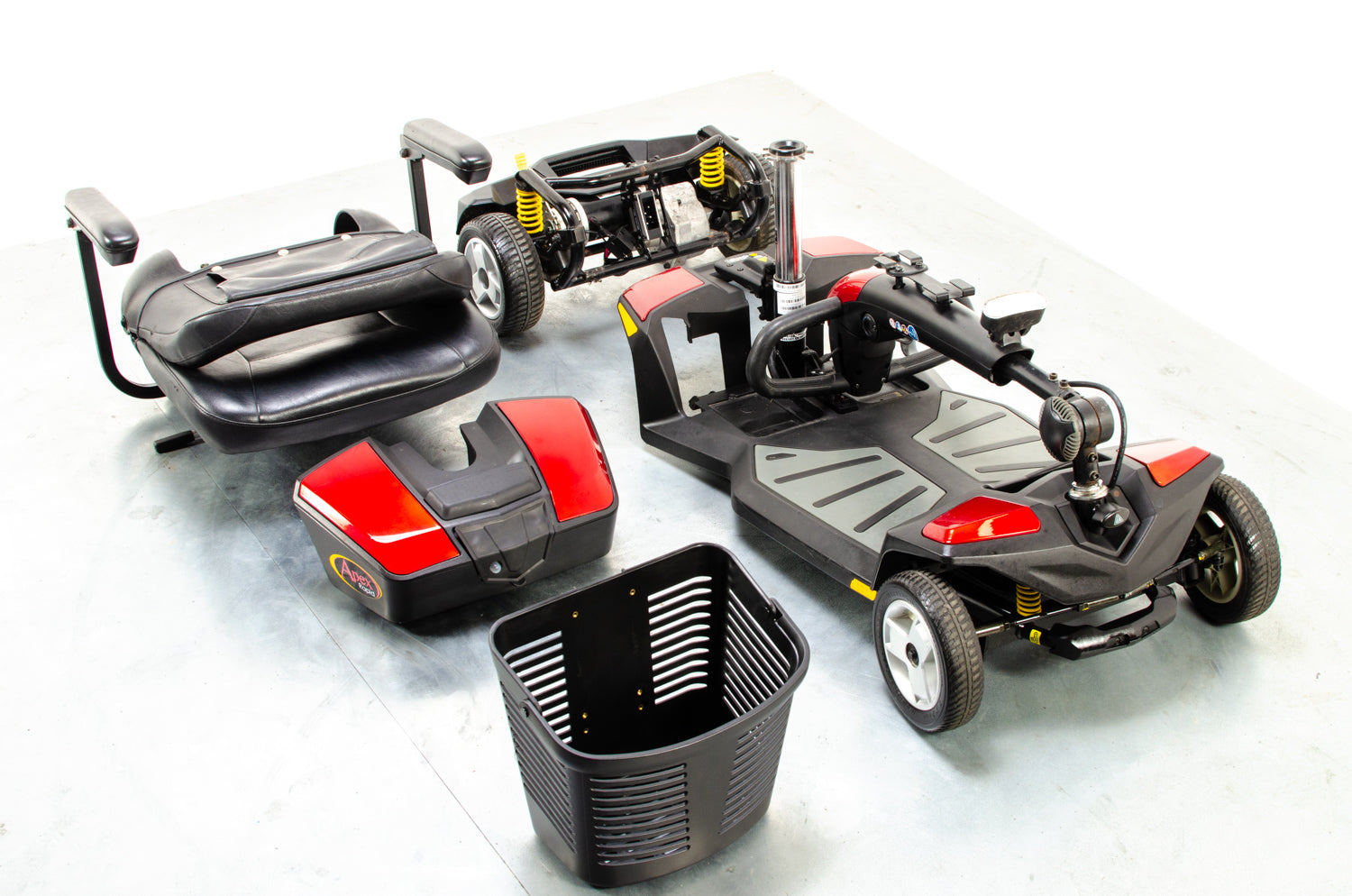 Pride Apex Rapid Used Mobility Scooter Small Transportable Boot Portable Folding Secondary image