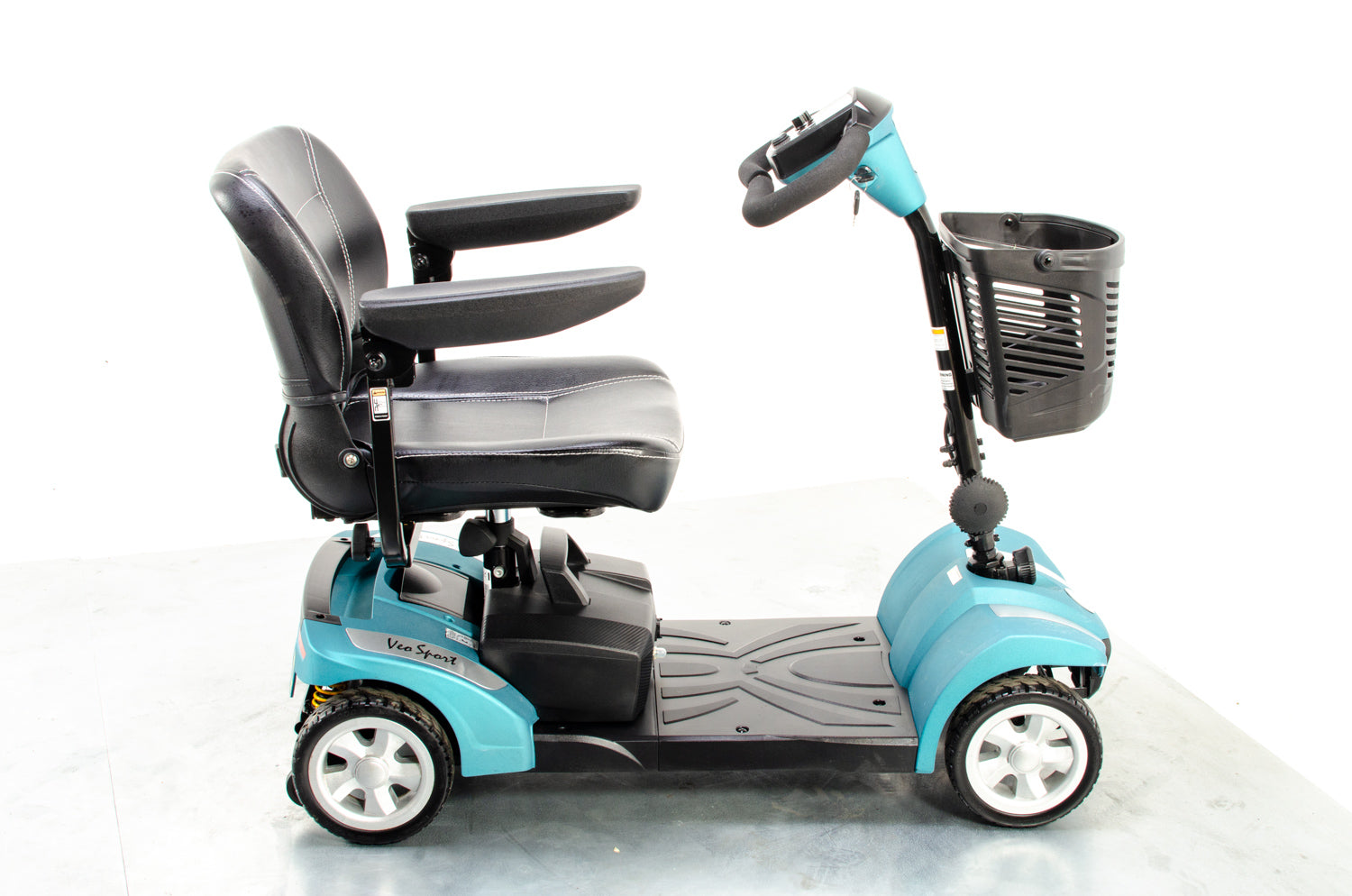 2019 Rascal Veo Sport Used Electric Mobility Scooter 4mph Transportable Teal