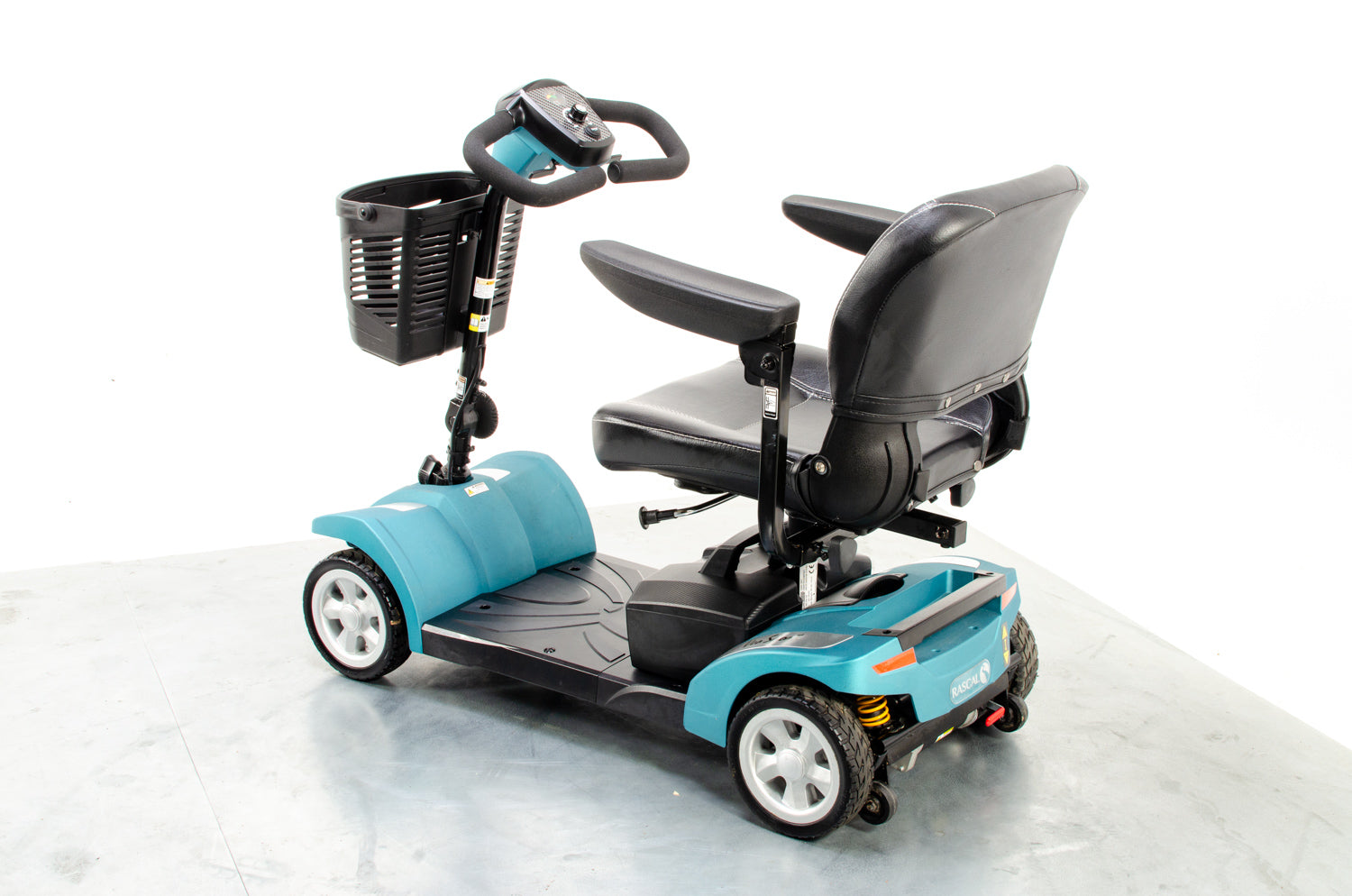 2019 Rascal Veo Sport Used Electric Mobility Scooter 4mph Transportable Teal