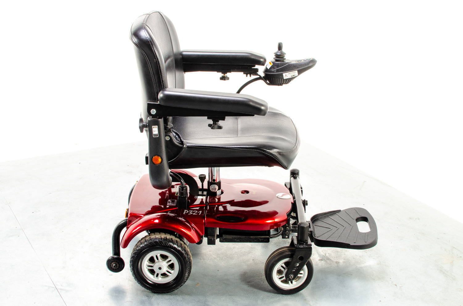 2017 Rascal P321 Electric Wheelchair Powerchair Indoor Small Red