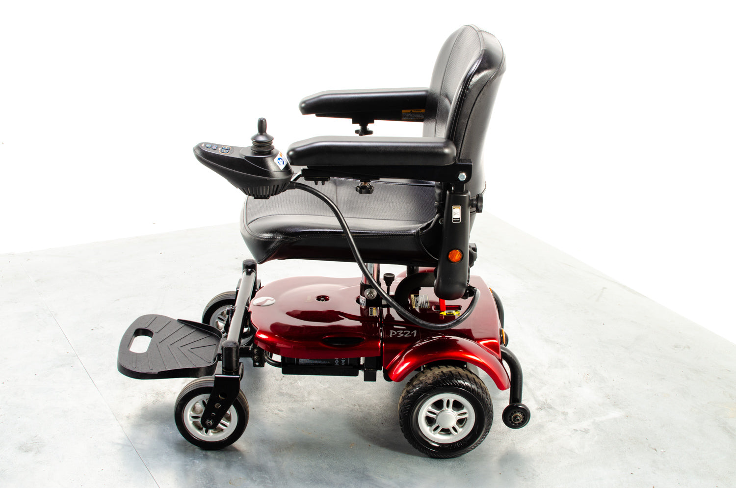 2017 Rascal P321 Electric Wheelchair Powerchair Indoor Small Red