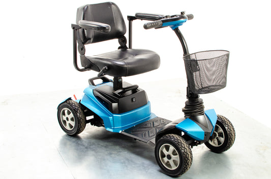 Drive Zen Transportable Mobility Boot Scooter Large Wheels Blue 4mph Solid Tyres 1500