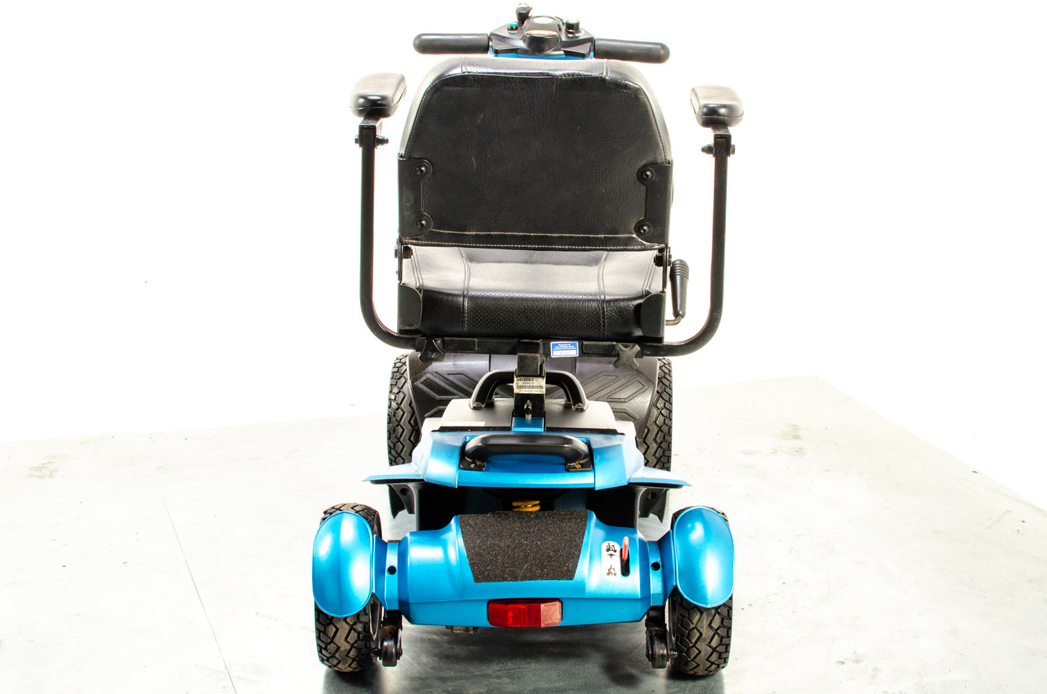 Drive Zen Transportable Mobility Boot Scooter Large Wheels Blue 4mph Solid Tyres