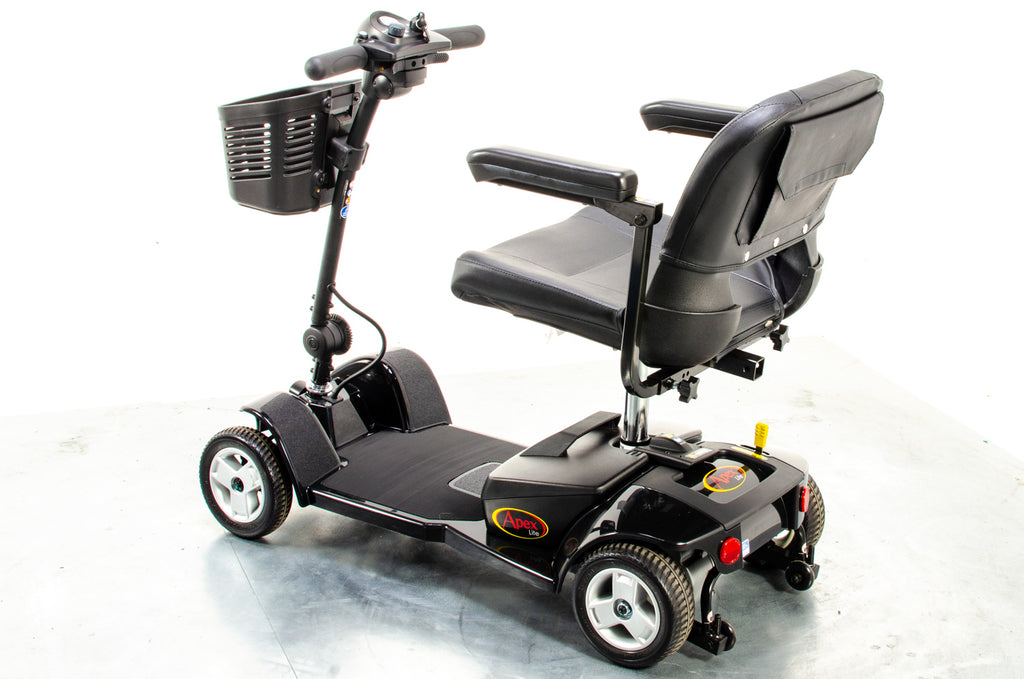 Pride Apex Lite Lightweight Transportable Mobility Boot Scooter Black Portable