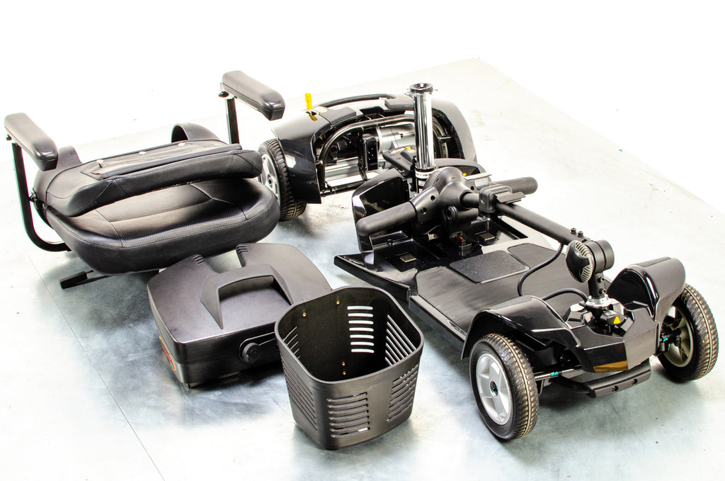 Pride Apex Lite Lightweight Transportable Mobility Boot Scooter Black Portable