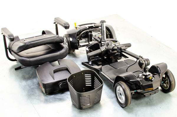 Pride Apex Lite Lightweight Transportable Mobility Boot Scooter Black Portable