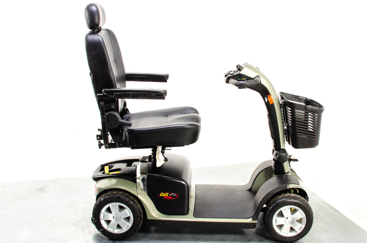 Pride Colt Deluxe Used Electric Mobility Scooter 6mph Transportable Suspension Road Pavement Solid Tyres