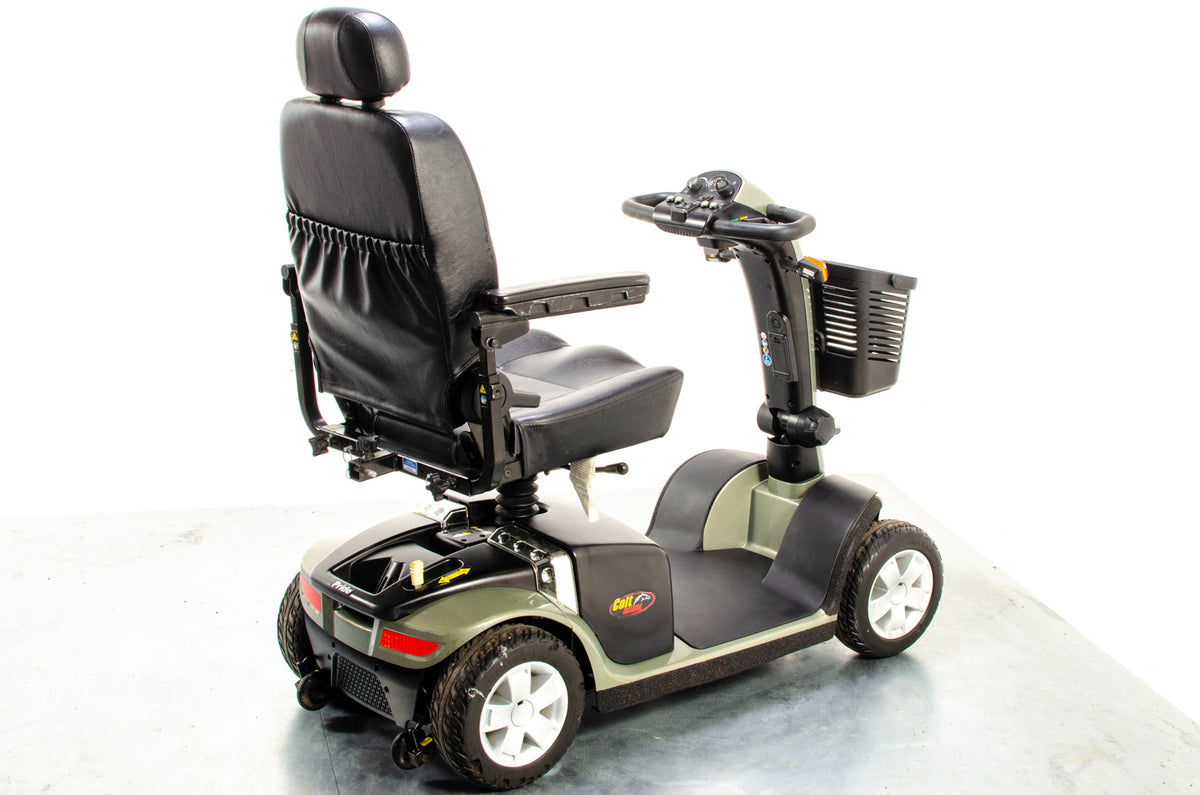 Pride Colt Deluxe Used Electric Mobility Scooter 6mph Transportable Suspension Road Pavement Solid Tyres