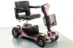 Sterling Sapphire 2 Used Mobility Scooter Transportable Pneumatic Folding Boot Purple Pearl