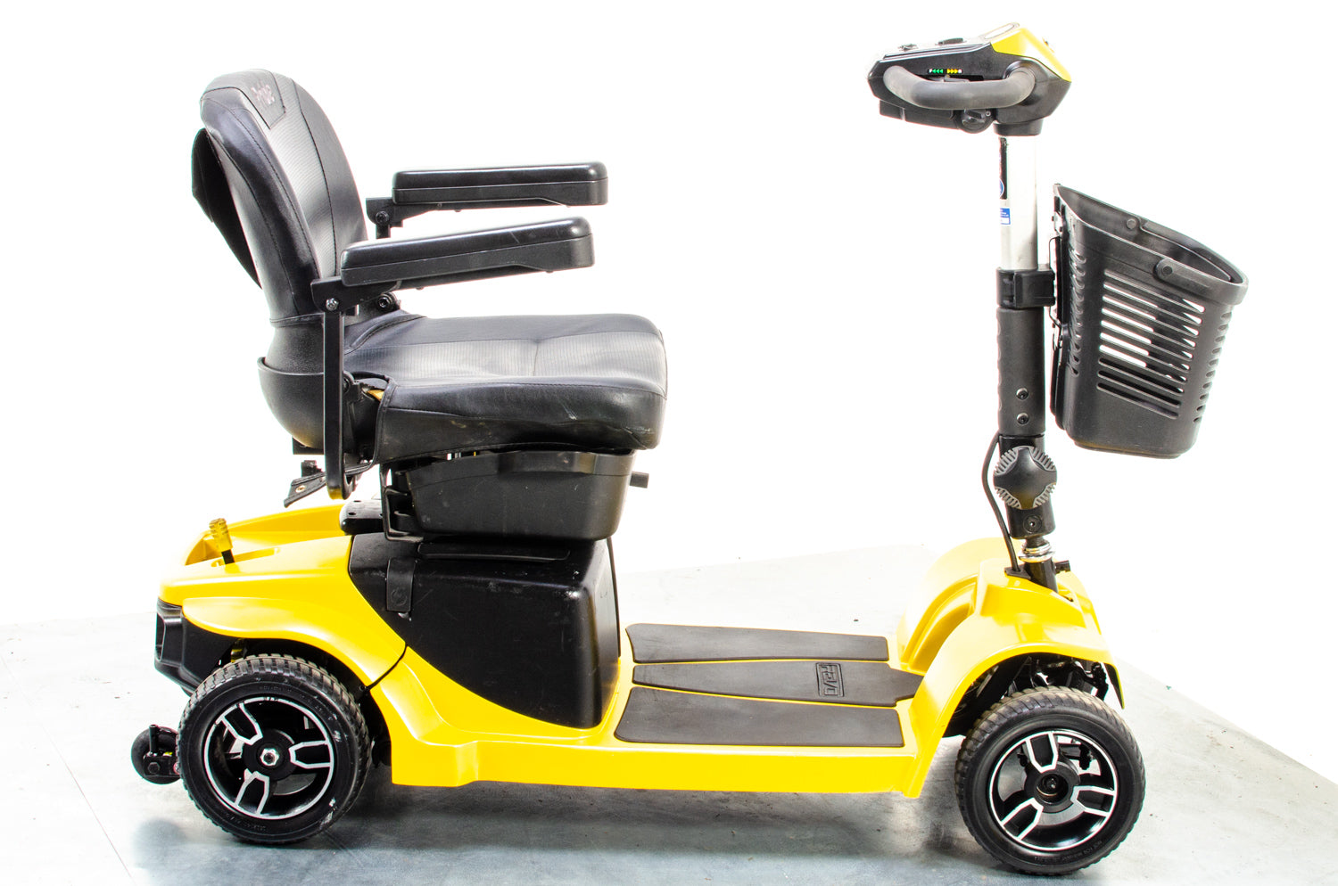 Pride Revo 2.0 4mph Used Mobility Scooter Transportable Boot Suspension Yellow