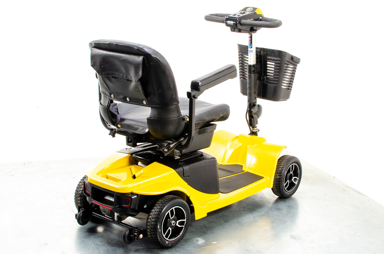 Pride Revo 2.0 4mph Used Mobility Scooter Transportable Boot Suspension Yellow
