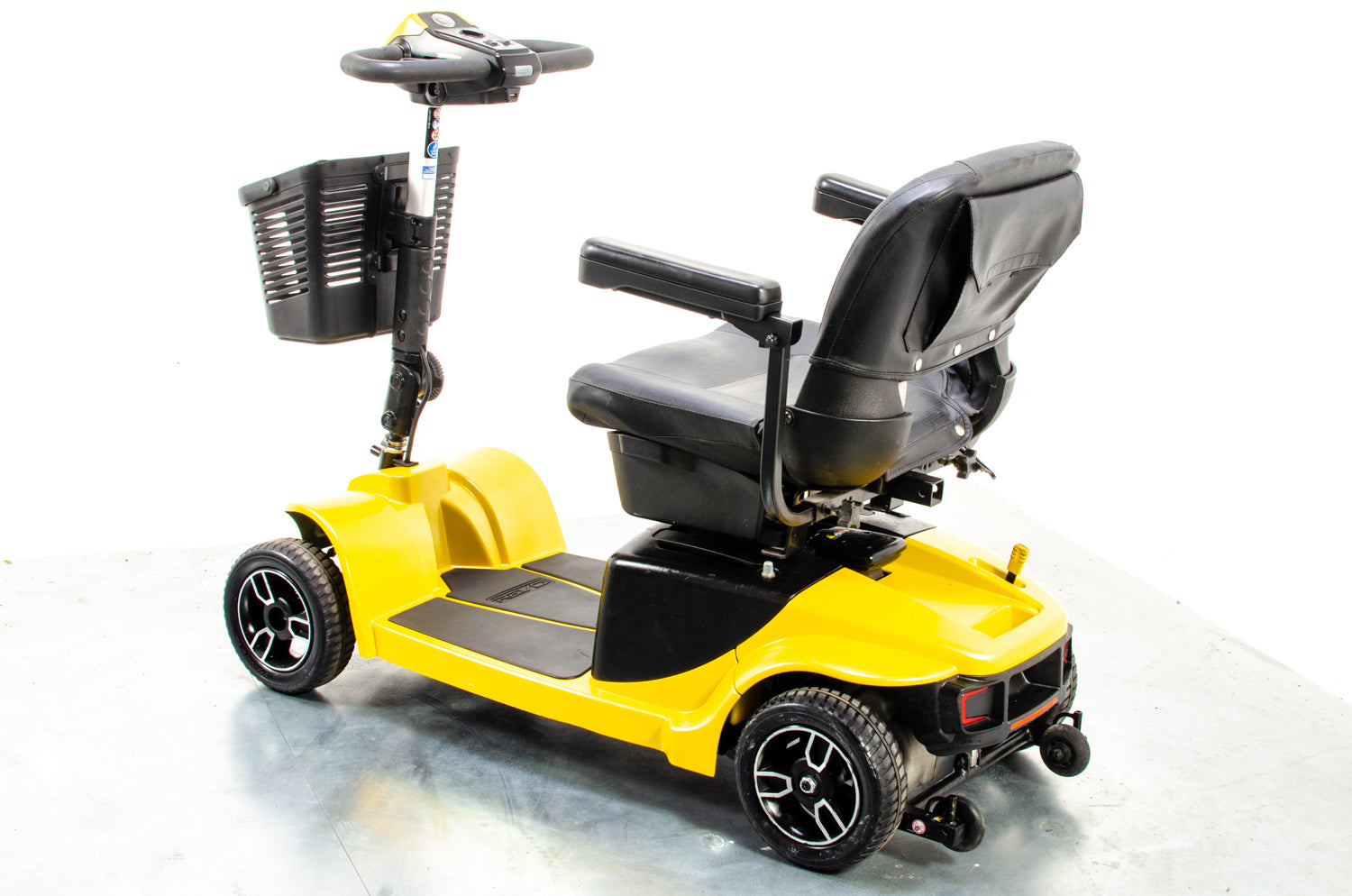 Pride Revo 2.0 4mph Used Mobility Scooter Transportable Boot Suspension Yellow