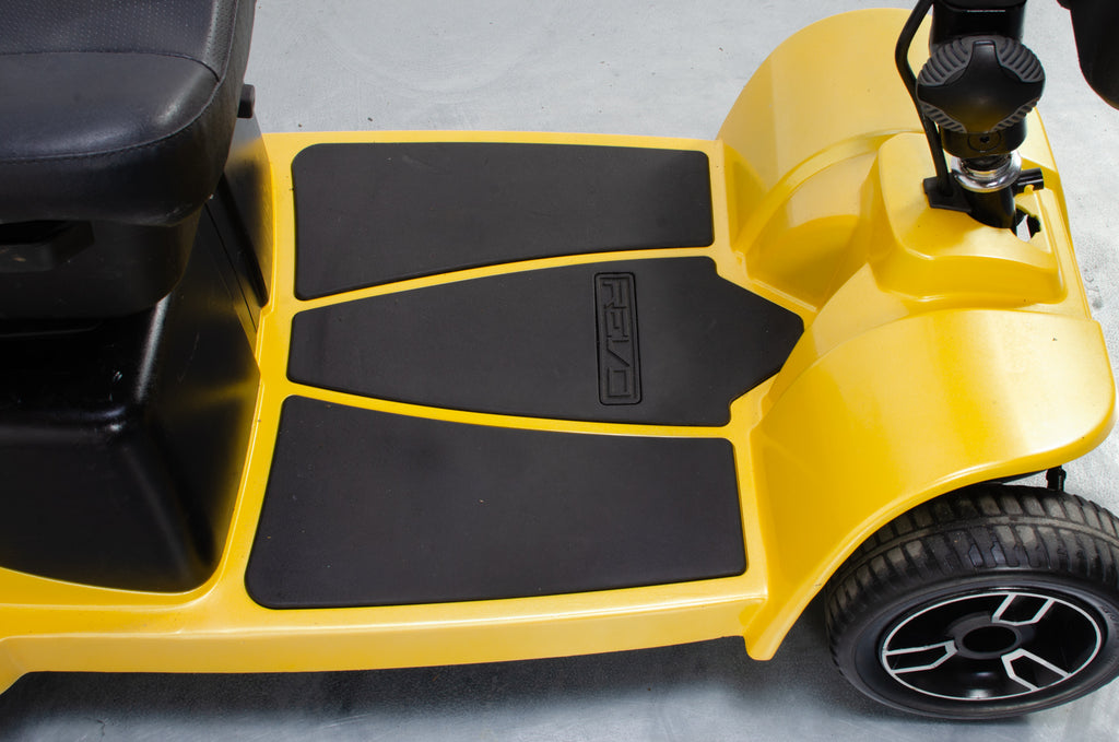 Pride Revo 2.0 4mph Used Mobility Scooter Transportable Boot Suspension Yellow