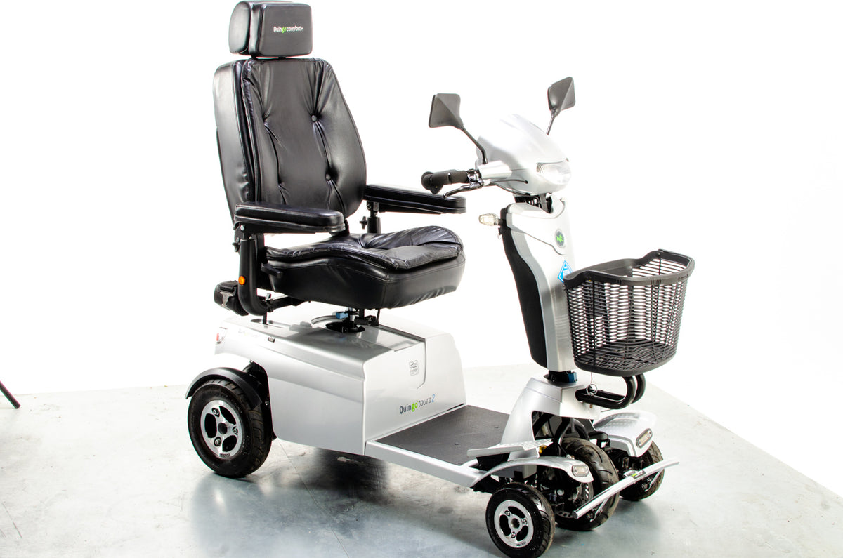 Quingo Toura 2 Used Mobility Scooter Large 5 Wheel All Terrain 8mph AVC Silver