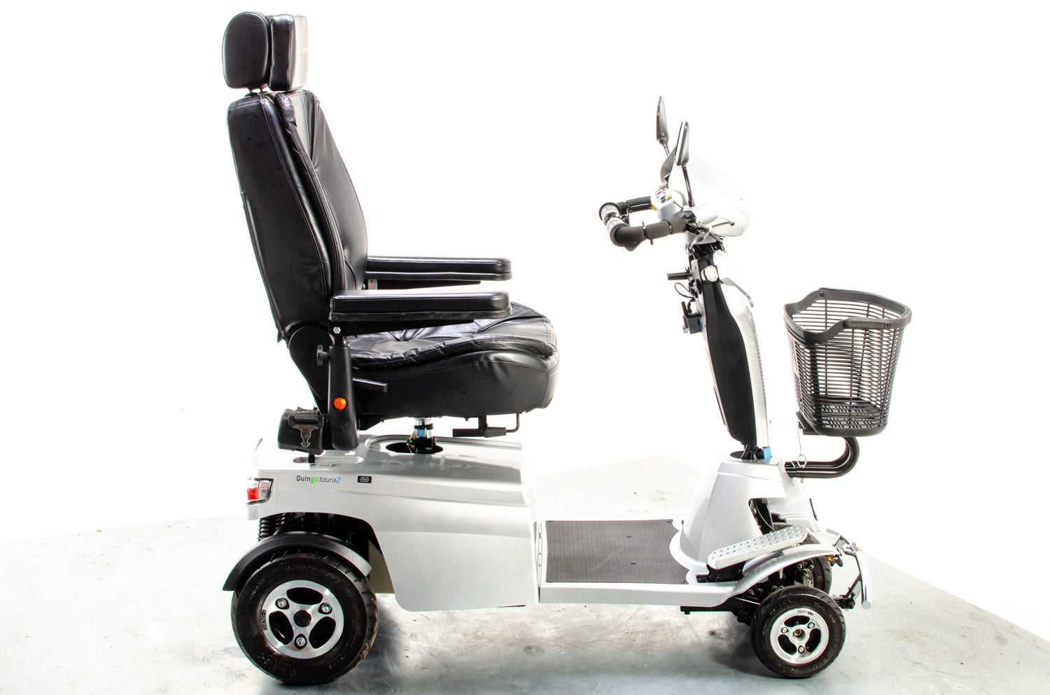 Quingo Toura 2 Used Mobility Scooter Large 5 Wheel All Terrain 8mph AVC Silver