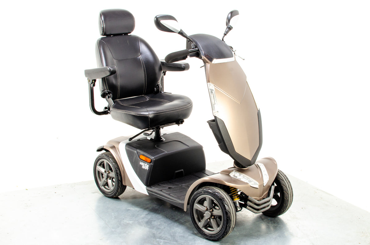 Rascal Vecta Sport Compact Used Electric Mobility Scooter 8mph Max Grip Suspension All-Terrain Bronze Main image