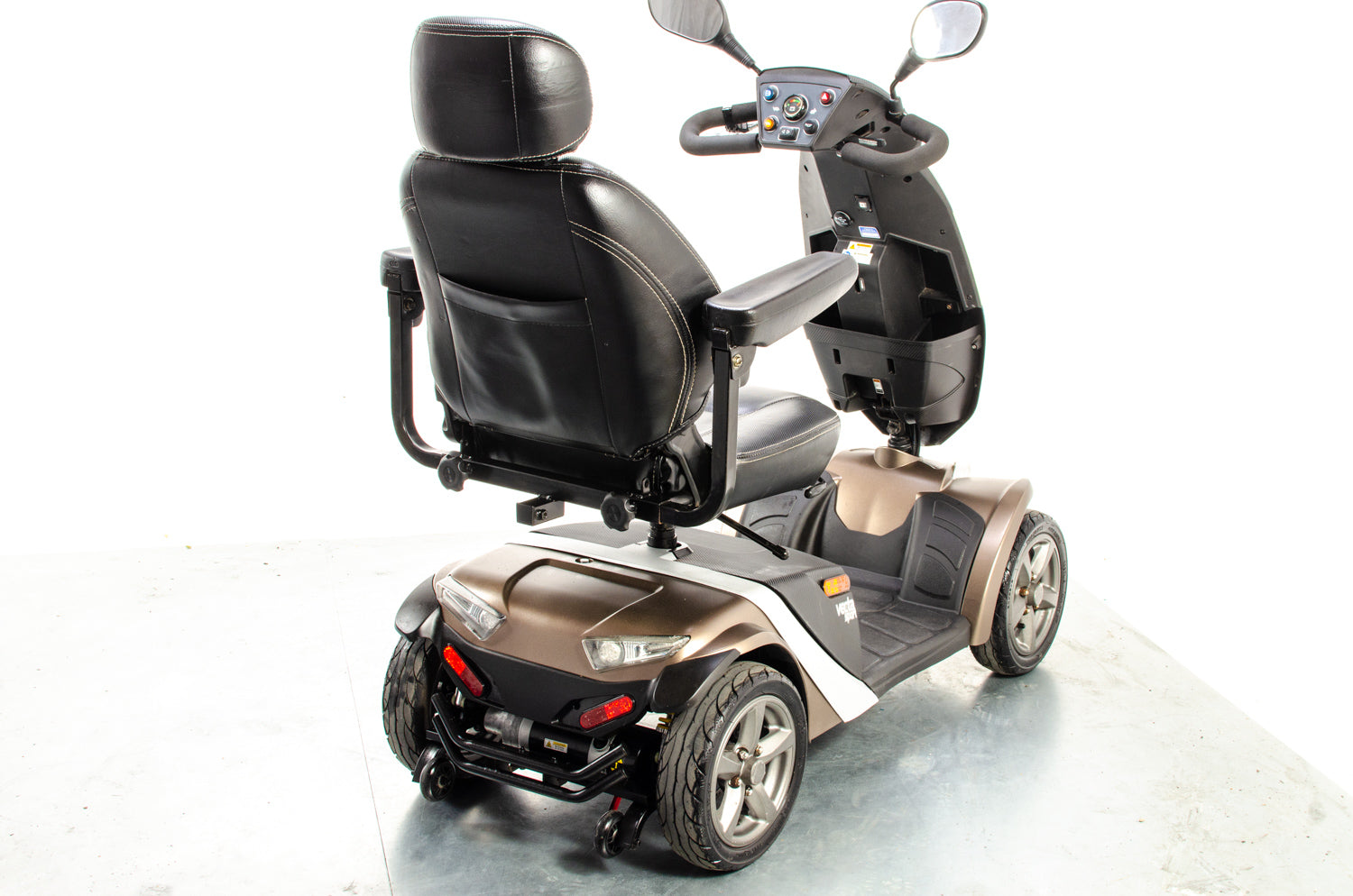 Rascal Vecta Sport Compact Used Electric Mobility Scooter 8mph Max Grip Suspension All-Terrain Bronze