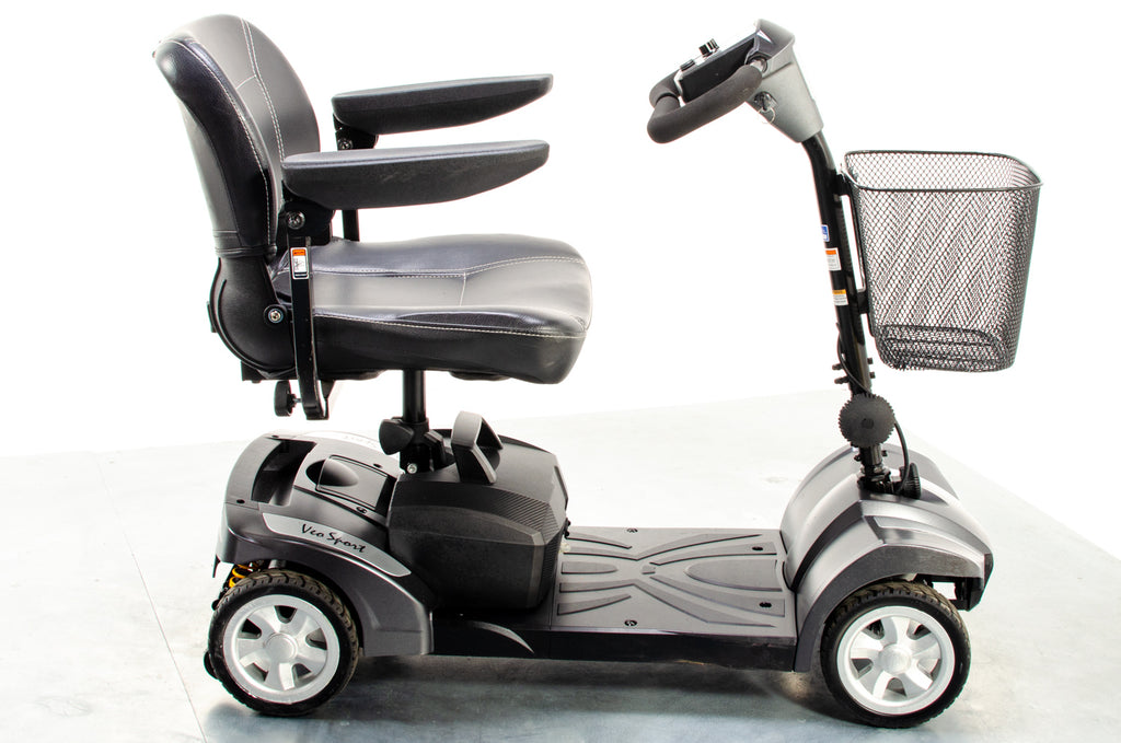 Rascal Veo Sport Used Electric Mobility Scooter Transportable Lightweight Folding Boot Grey