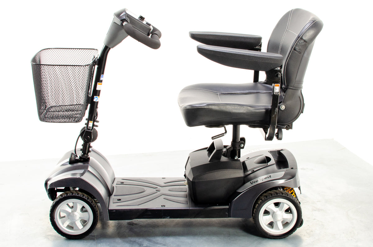 Rascal Veo Sport Used Electric Mobility Scooter Transportable Lightweight Folding Boot Grey