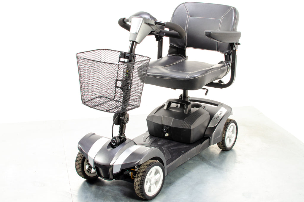 Rascal Veo Sport Used Electric Mobility Scooter Transportable Lightweight Folding Boot Grey