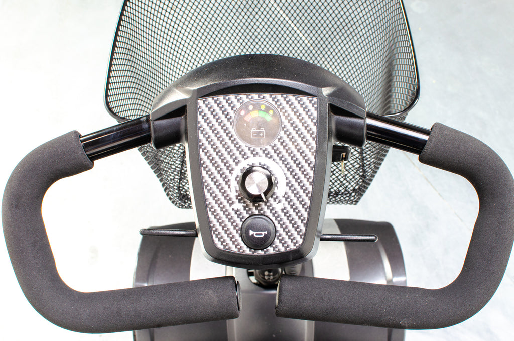 Rascal Veo Sport Used Electric Mobility Scooter Transportable Lightweight Folding Boot Grey