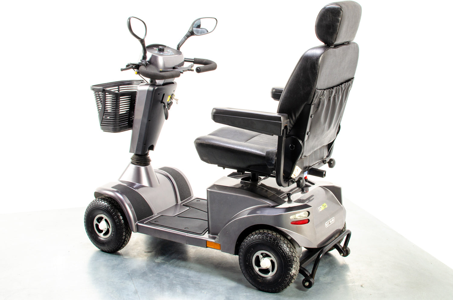 Sunrise Medical Sterling S425 Used Electric Mobility Scooter 8mph Midsize Suspension Comfy Grey