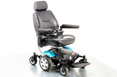 Rascal P327 Used Powerchair Electric Mobility Wheelchair Teal 4mph MWD