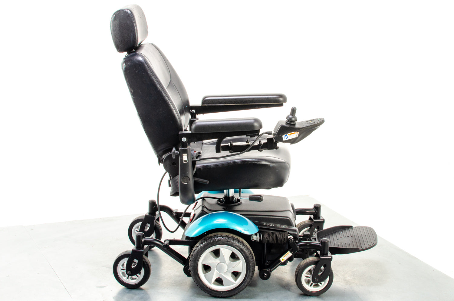 Rascal P327 Used Powerchair Electric Mobility Wheelchair Teal 4mph MWD