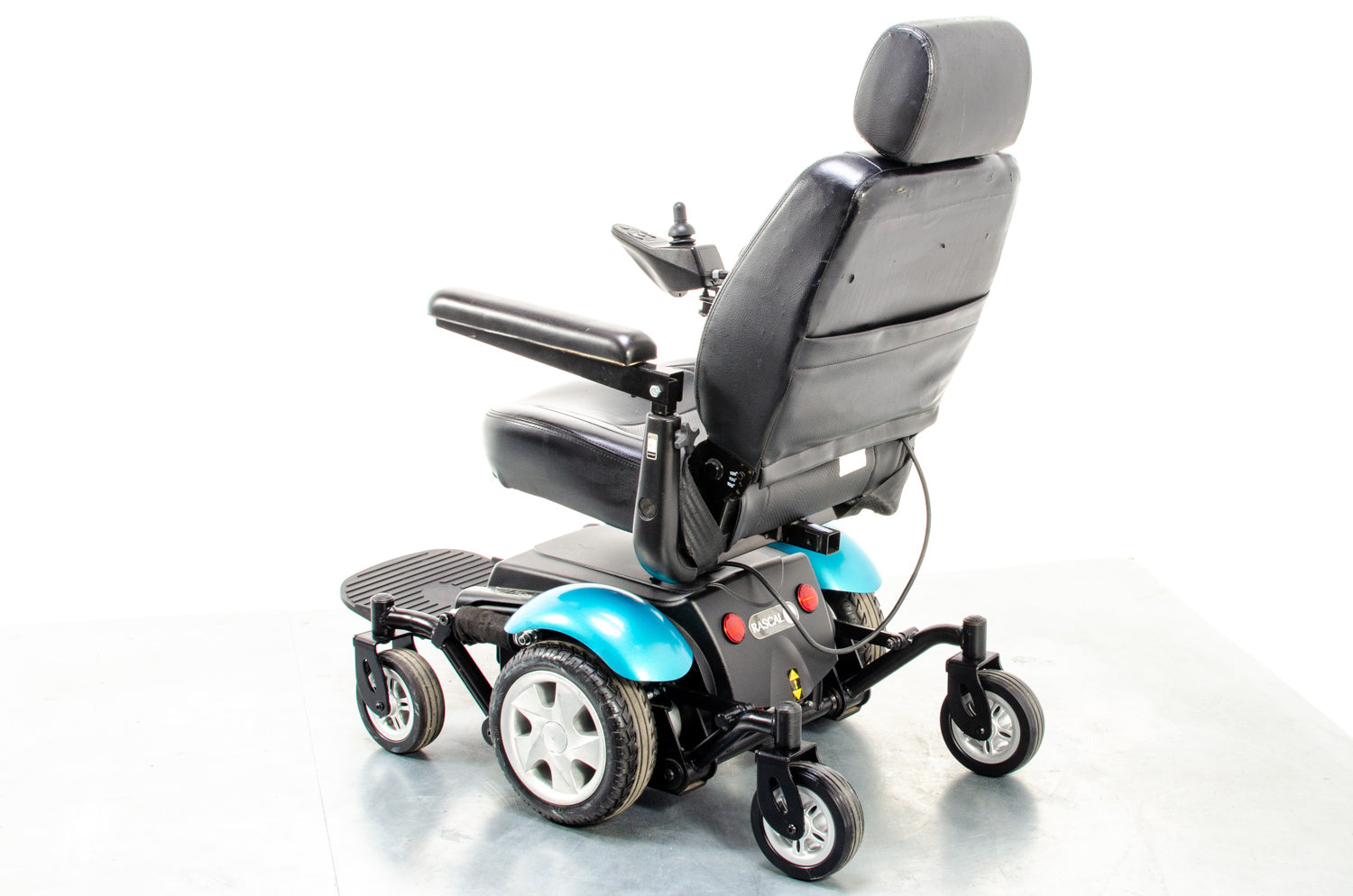 Rascal P327 Used Powerchair Electric Mobility Wheelchair Teal 4mph MWD