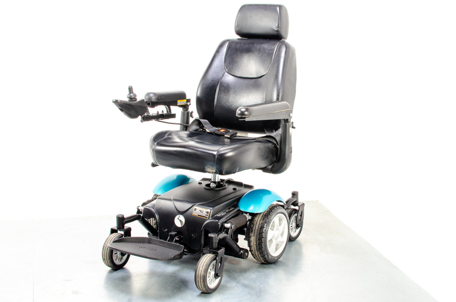 Rascal P327 Used Powerchair Electric Mobility Wheelchair Teal 4mph MWD