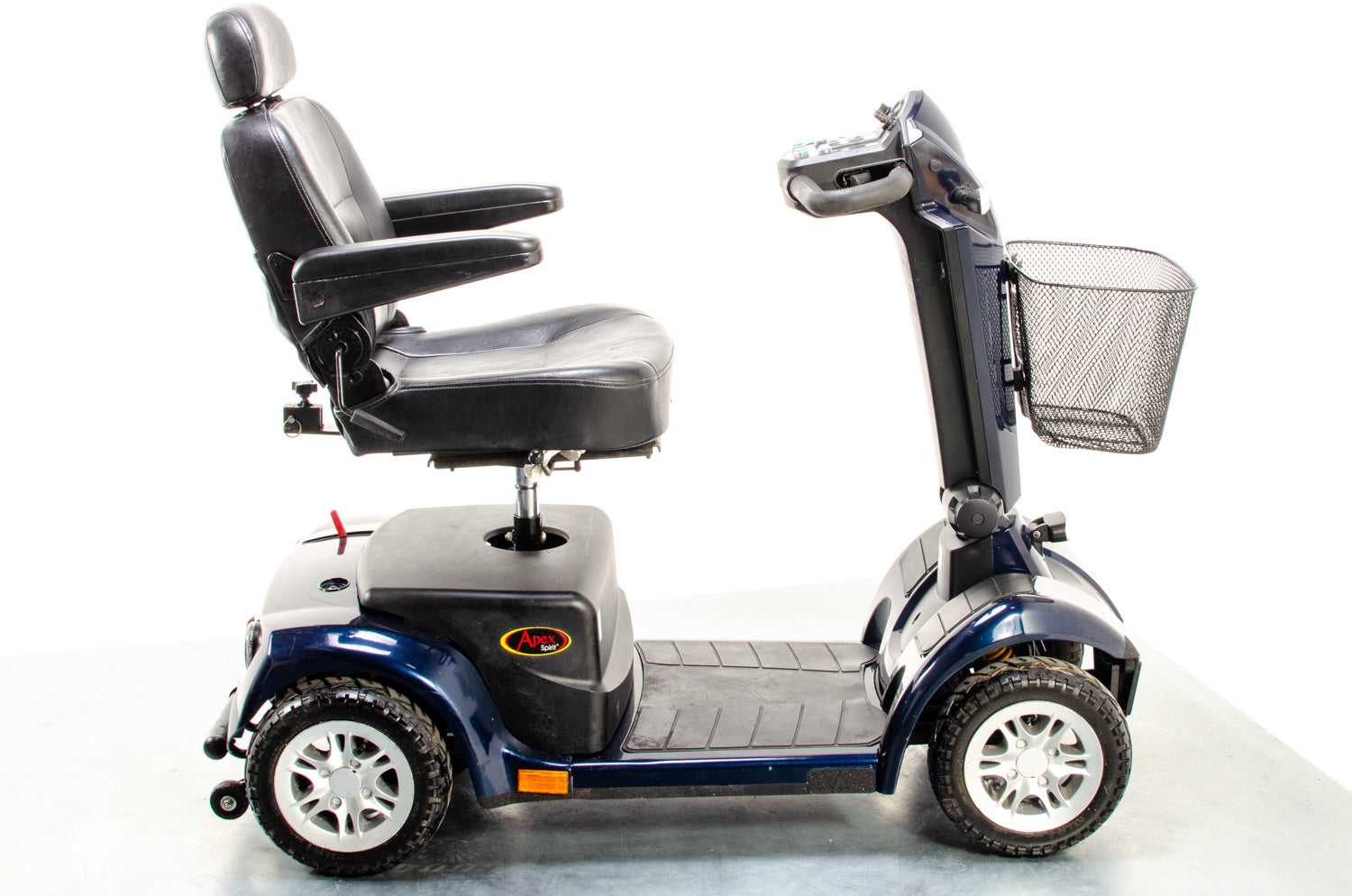 Pride Apex Spirit Plus Used Mobility Scooter 6mph Midsize Pavement Comfy Captains Seat