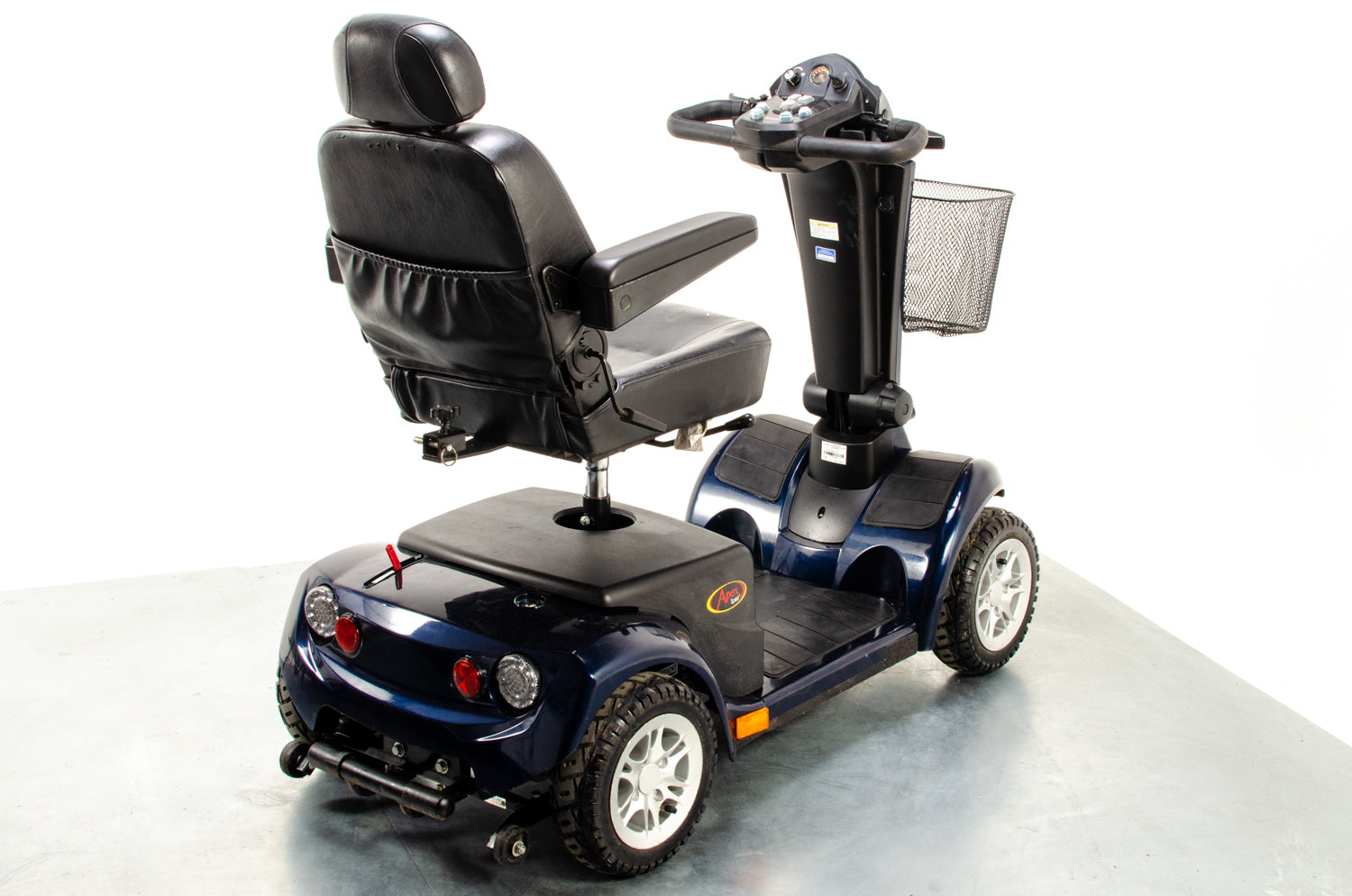 Pride Apex Spirit Plus Used Mobility Scooter 6mph Midsize Pavement Comfy Captains Seat